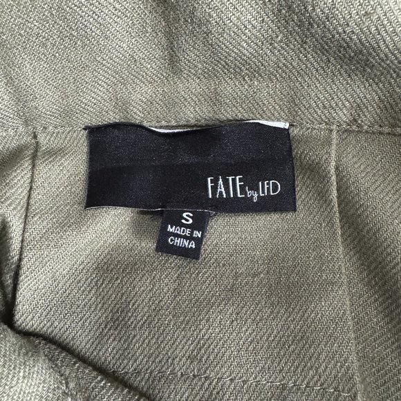 Fate by LFD Military Back Pleat Swing Jacket - S - Picture 6 of 7